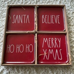 🎅🏼Christmas Coasters by Rae Dunn